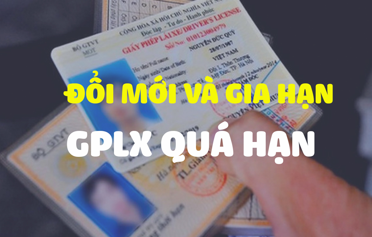 Đổi mới và gia hạn giấy phép lái xe Việt Nam hết hạn